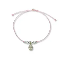 SANTORAL - Pulsera del Divino Niño - Hilo y Plata