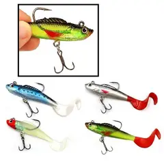 GENERICO - Señuelos De Silicona Pack de 4 unidades 8.0 g x 8.5 cm Pesca