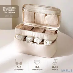 GENERICO - ORGANIZADOR MULTIFUNCIONAL DE ROPA INTERIOR PARA VIAJES