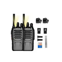 BAOFENG - Original Pack 2 Radios BF888S Walkie Talkie UHF 16 Canales
