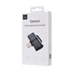WIWU - ADAPTADOR DUAL LIGHTNING CONVERTER GEMINI