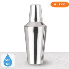 ICHIMATSU - Cocktelera Plateada Regular de 16 Oz (0.50Lt)
