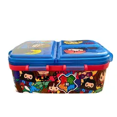 HARRY POTTER - Taper Lonchera Sandwichera Multicompartimiento XL