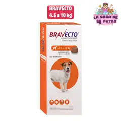BRAVECTO - ANTIPULGAS 4.5 a 10kg 1 tableta masticable
