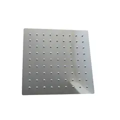 GENERICO - Cabeza de ducha 8 cuadrada cromada