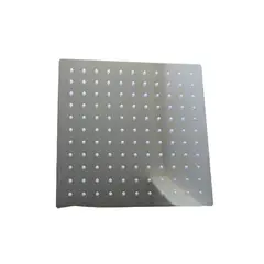 GENERICO - Cabeza de ducha 10" cromado cuadrado