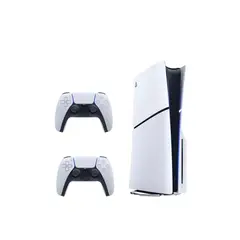 SONY - Consola Playstation 5 Slim Lectora de Discos + Mando Blanco