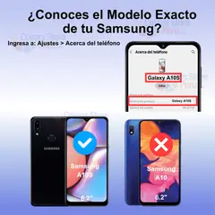 GENERICO - Mica para Samsung A10s Cerámica Anti-Espía Antishock Resistente