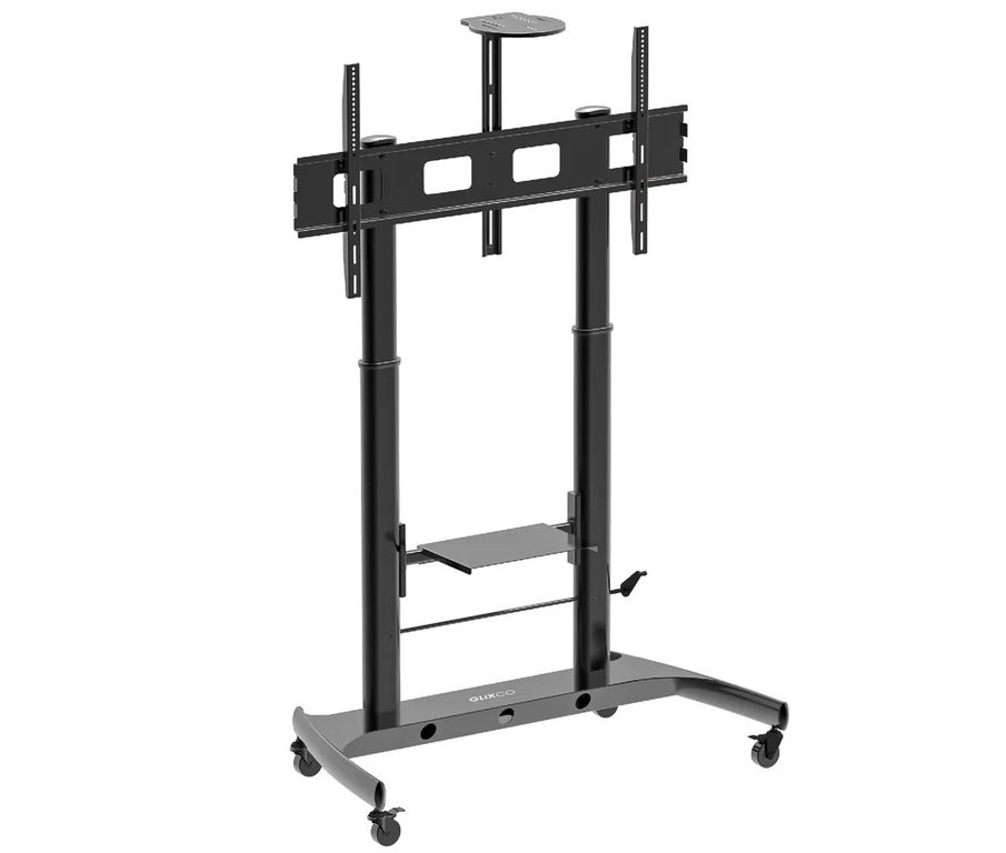 MONTECH - Pedestal con Ruedas para TV 60 a 100 Pulg / Soporta 100 kg