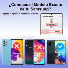 GENERICO - Mica para Samsung A71 Cerámica Anti-Espía Antishock Resistente