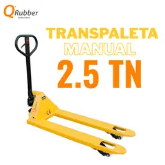 QRUBBER - Transpaleta manual carga 2.5 toneladas