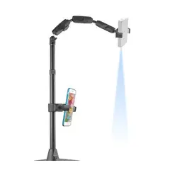 GENERICO - MONTECH-Soporte de escritorio con Base para 2 Celulares