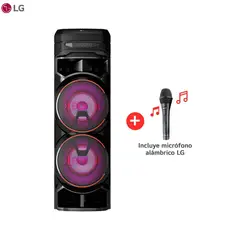 LG - Torre de Sonido XBOOM con Bluetooth y Karaoke RNC9