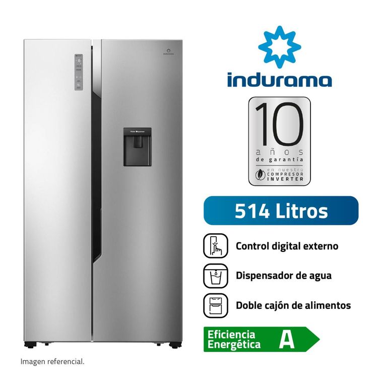 Refrigeradora 514 Lt Side By Side Ri-788D Croma