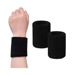 GENERICO - MUÑEQUERA DEPORTIVA DE FELPA PARA SUDOR