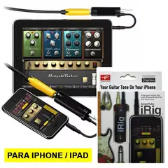 GENERICO - Irig Adaptador Para Guitarra Interfaz conexión a iPhone Ipad