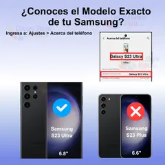 GENERICO - Mica Glass para Samsung S23 Ultra Full Glue Curvo Antishock Resistente