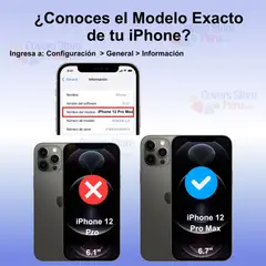 GENERICO - Mica para iPhone 12 Pro Max Cerámica Anti-Espía Antishock Resistente