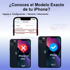 GENERICO - Mica para iPhone 13 Cerámica Anti-Espía Antishock Resistente