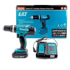 MAKITA - Taladro Percutor 1/2" 18V 42 Nm 1 carg/ + 1 Batería DHP453X10