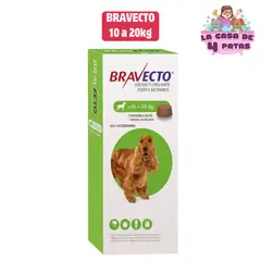 BRAVECTO - Antiparasitario Perros 10-20 Kg Tableta Masticable