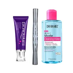 BIOAQUA - Crema Blanqueadora + Lápiz Delineador 2 en 1 + Agua Micellar_123