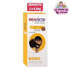BRAVECTO - 2.5 a 4.5 ANTIPULGAS