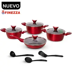 FINEZZA - SET DE OLLAS ANTIADHERENTE DE ULTRA GRANITO FZ-X1722M