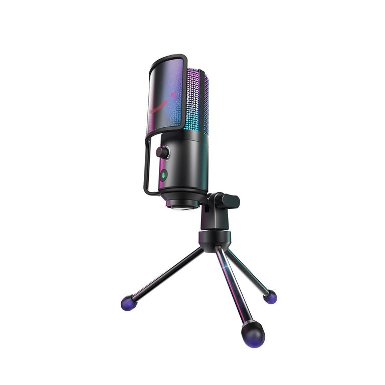 Micrófono K669 Pro 3 Con Soporte Usb Black