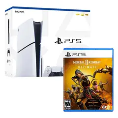 SONY - Consola Ps5 Slim Con Lector De Discos + Mortal Kombat 11 Ultimate