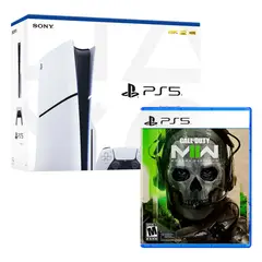 SONY - Consola Playstation 5 Slim Con Lector De Discos + Call Of Duty Mw II