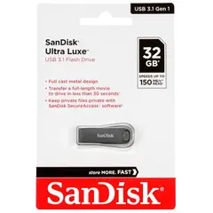 SANDISK - Memoria USB 32GB Ultra Luxe 3.1 Flash Drive