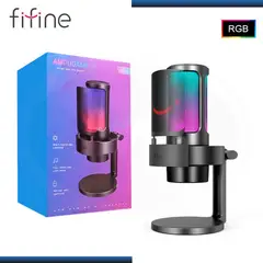FIFINE - Micrófono Gamer A8 BLACK