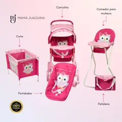BABY KITS - Set de Muñecas «LITTLE GIRLS» Fucsia