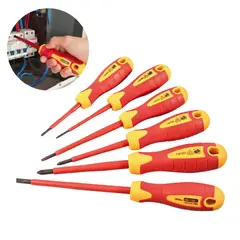 UYUSTOOLS - Juego 6 desarmadores dieléctricos 1000V electricista