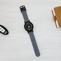 GENERICO - Correa Nylon Repuesto para CASIO G-SHOCK GA-2100 - Gris