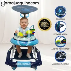 BABY - Andador Mecedora Musical «HARMONY» 4 en 1 Blue