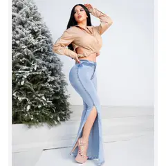 BENCUS JEANS - Jeans Acampanados Mujer Jeans
