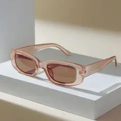 GENERICO - Gafas o lentes de sol clasicas modelo retro color Rosado