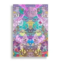 KUSTOMIT - Cuadro Decorativo Aluminio 20x30 - Regular show