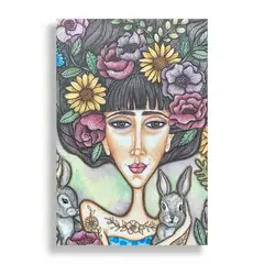 KUSTOMIT - Cuadro Decorativo Aluminio 20x30 - Brotes de Primavera