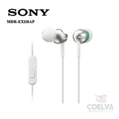 SONY - Audífono MDR-EX110AP Pure Extra Bass - Blanco