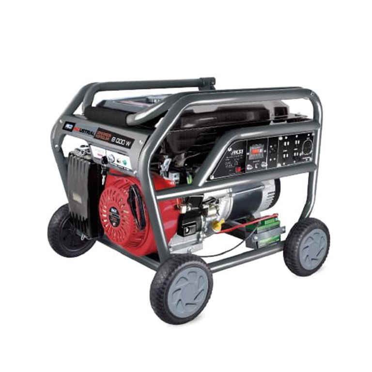 Generador A Gasolina 8000W con Arranque Automático Industrial