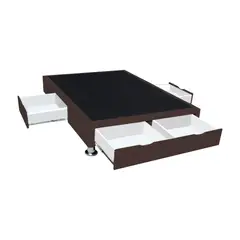 BARAKA HOME - Base de Cama Villach 2 Plz - Chocolate