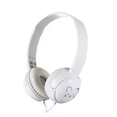 ITELSISTEM - Audífono Microfono niños colegio Celular Stereo Laptop White Extra Bas