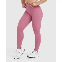 GENERICO - Leggin Deportivo Rosado corte en V - Legging Push-Up - Legging Mujer