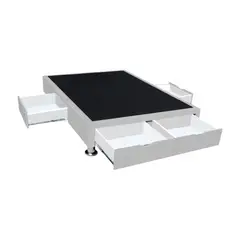 BARAKA HOME - Base de Cama Villach 2 Plz - Gris Claro