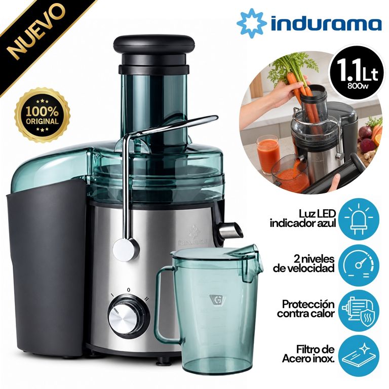 Extractor de Jugo 1.1 Litros EI-CR Acero