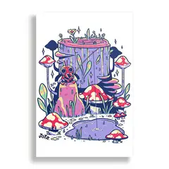 KUSTOMIT - Cuadro Decorativo Aluminio 20x30 - Bichos