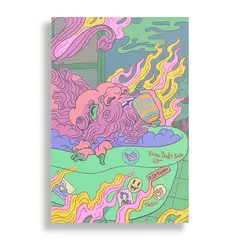 KUSTOMIT - Cuadro Decorativo Aluminio 20x30 - Burn